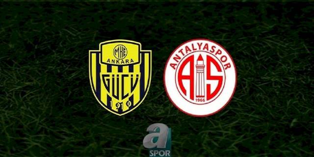 MKE Ankaragücü Antalyaspor maçı CANLI İZLE (Ankaragücü-Antalyaspor canlı anlatım)