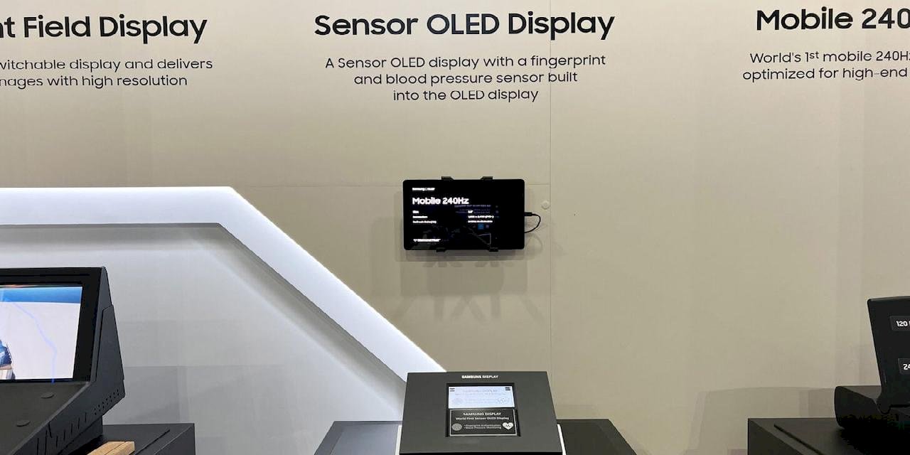 Dahili Sensörlü Ekran: Samsung Sensor OLED Tanıtıldı