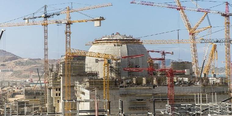 Akkuyu NGS'nin 1'inci Güç Ünitesi'nde İç Koruma Kabuğunun Kubbesine Beton Dökme İşlemi Tamamlandı