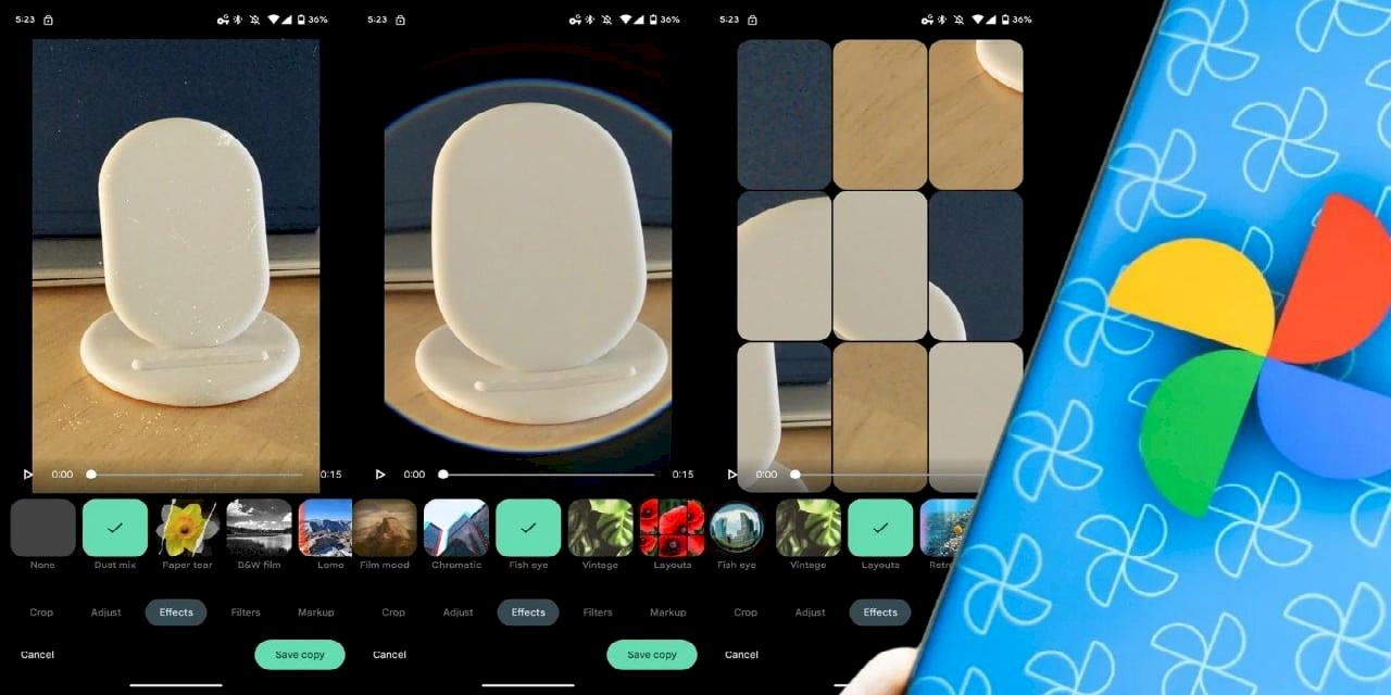 Google Fotoğraflar Pixel ve Google One İçin 12 Yeni Video Efekti Ekledi