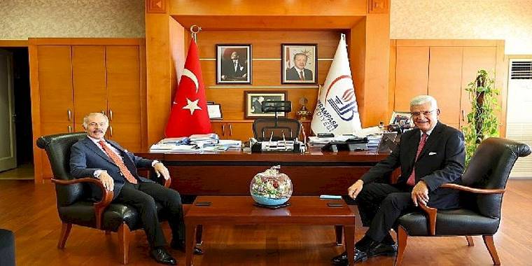 BM 75. Genel Kurul Başkanı Bozkır'dan Başkan Aydıner'e ziyaret
