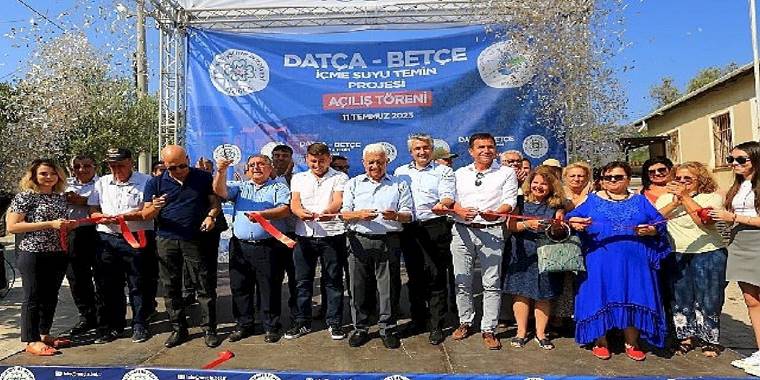 Başkan Gürün, Datça-Betçe'ye Kesintisiz İçme Suyu Sağlayan Projenin Açılışını Yaptı