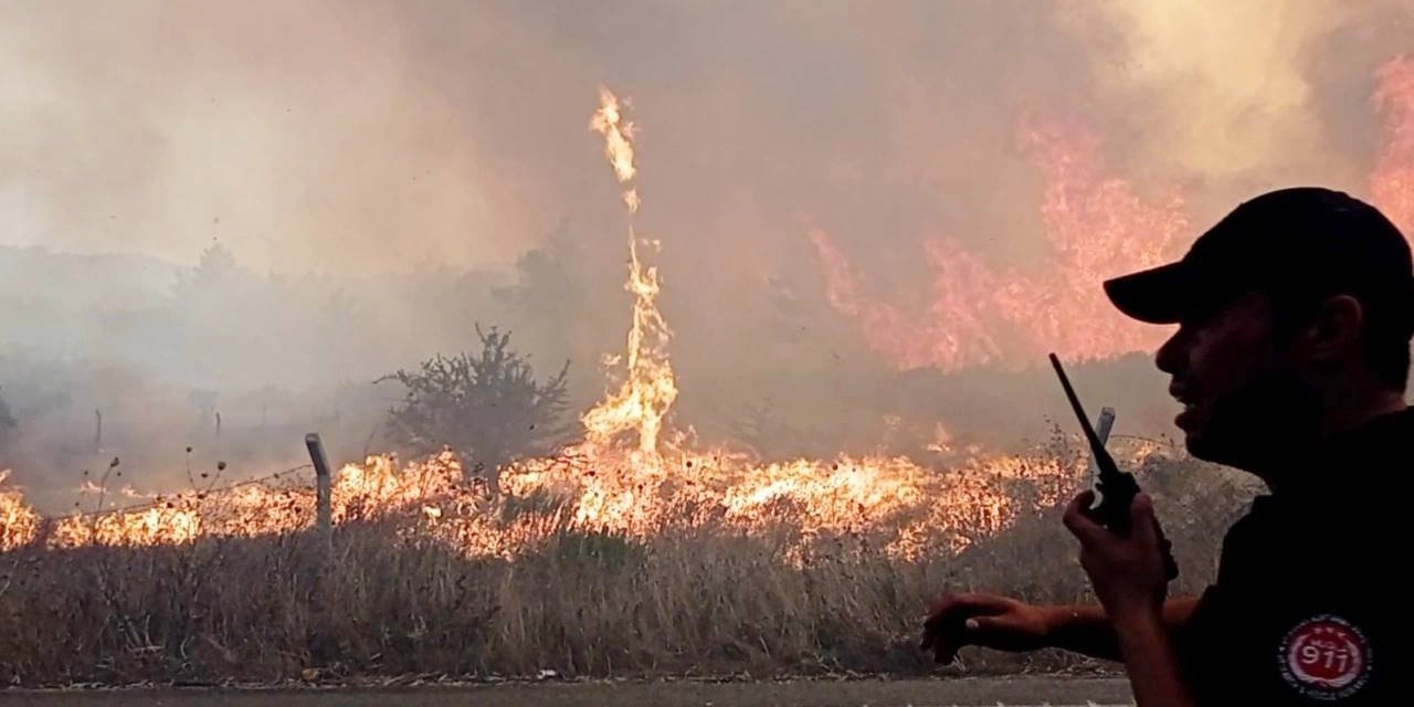 Muğla Milas'ta yangın büyüyor... MSB 2 helikopter görevlendirdi
