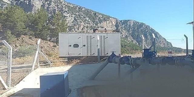 Datça'da Elektrik Kesildi, Büyükşehir İçme Suyu İçin Jeneratör Gönderdi