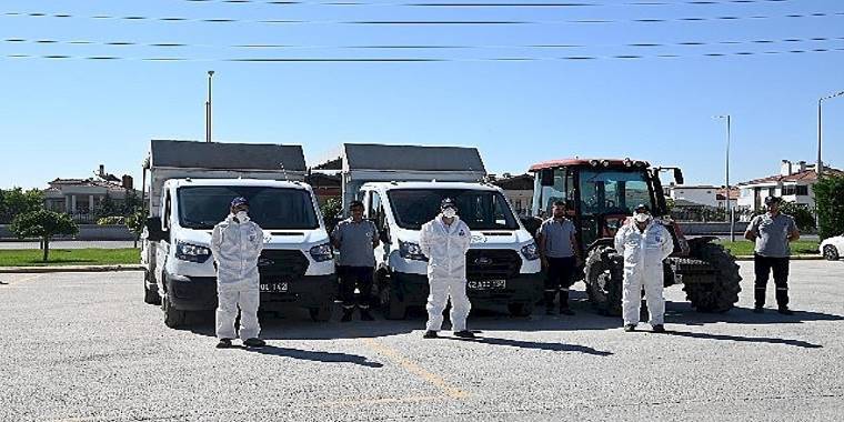 Selçuklu'da haşere ilaçlaması sürüyor