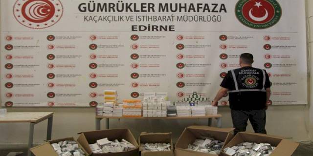 110 bin adet kaçak ilaca sınır engeli!
