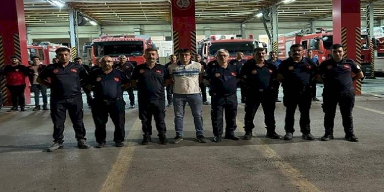 Kayseri itfaiyesinden Antalya yangınına destek