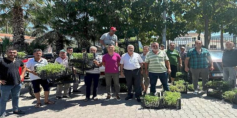 Menderes'te Atalık Fideler Üreticiyle Buluştu