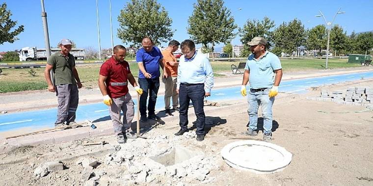 Başkan Arslan, Edremit için sahada