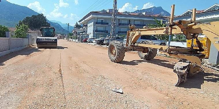 Kemer'de altyapı çalışmaları