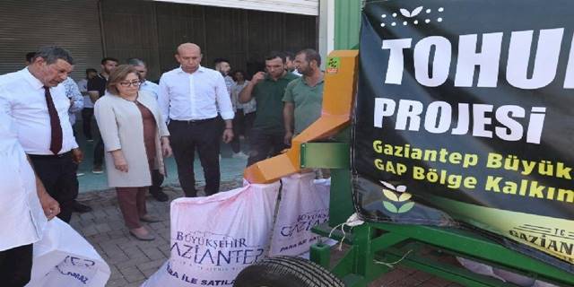 Gaziantep'ten çiftçilere 'selektör' katkısı