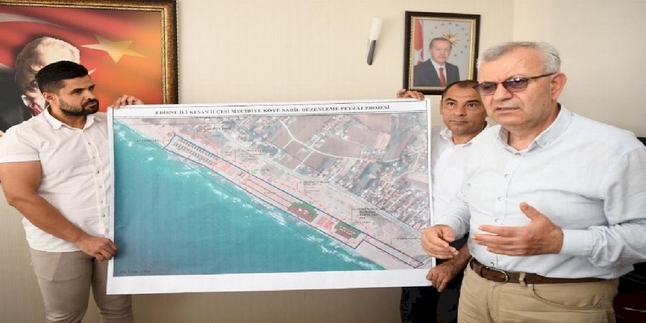 Mecidiye Sahili yeniden şekilleniyor