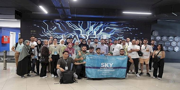 Yurt Dışında Mühendislik Eğitimi Alan Öğrenciler Konya Büyüşehir'in Teknoloji Vizyonunu Yakından Tanıdı