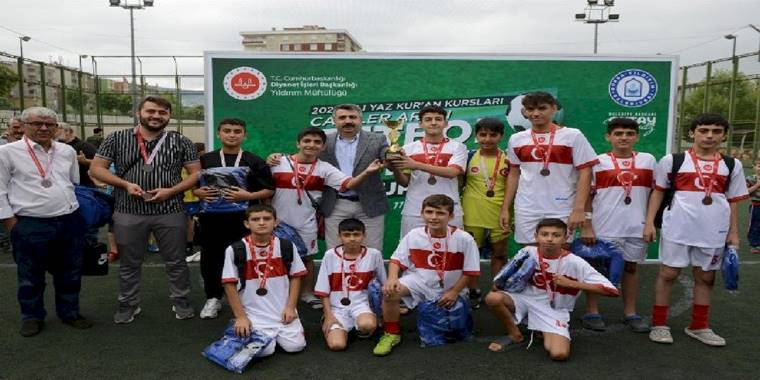 Bursa Yıldırım'da Kur'an Kursu'nda turnuvalar tamamlandı