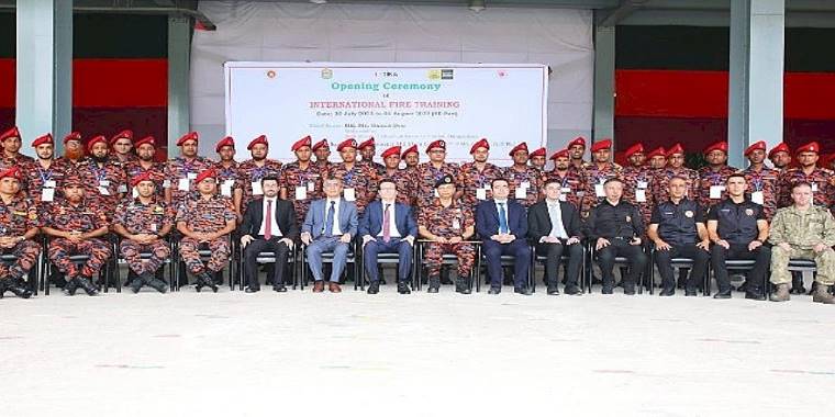 Konya Büyükşehir TİKA İş Birliğiyle Bangladeş'te İtfaiyecilere Eğitim Verdi