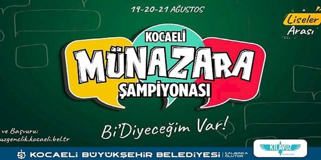 Büyükşehir'in Münazara Şampiyonası başlıyor