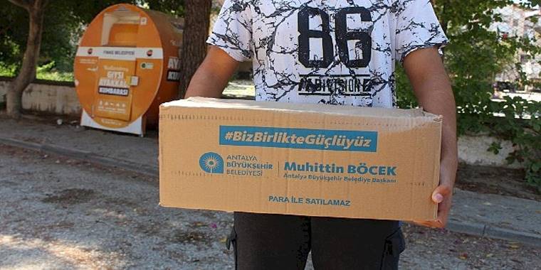 Antalya Büyükşehir'in glutensiz gıda yardımı sürüyor