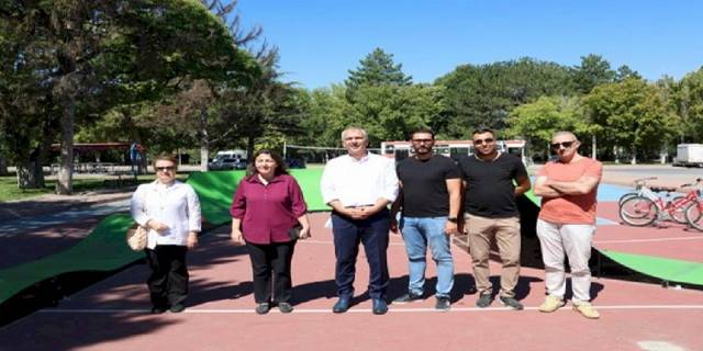 Kayseri Büyükşehir'den vatandaşa bisiklet parkuru