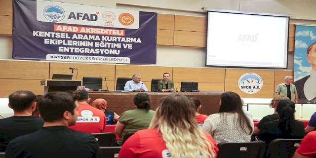 AFAD'dan Kayseri'de eğitim ve seminer