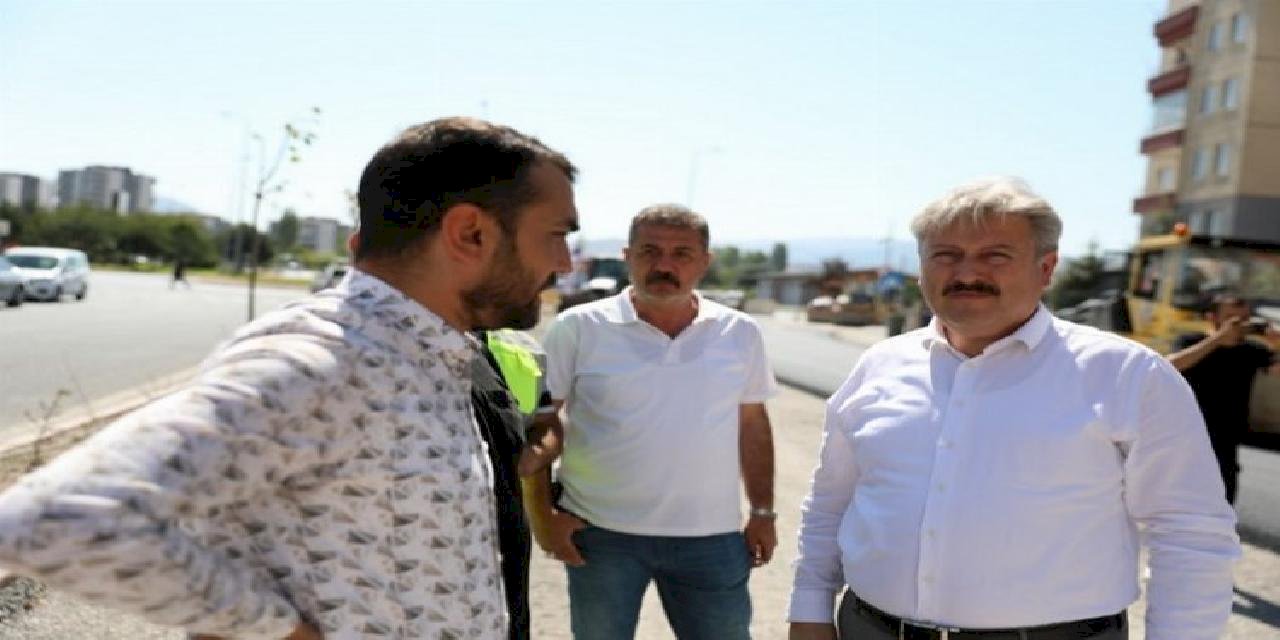 Kayseri Melikgazi'den özel asfalt çalışması