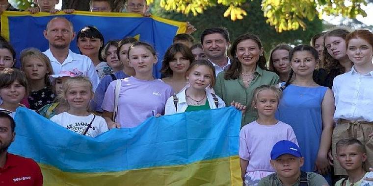 Savaş mağduru Ukraynalı çocuklar İBB'nin misafiri oldu