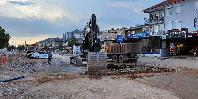 Kuzdere Mahallesi'nde altyapı çalışmaları