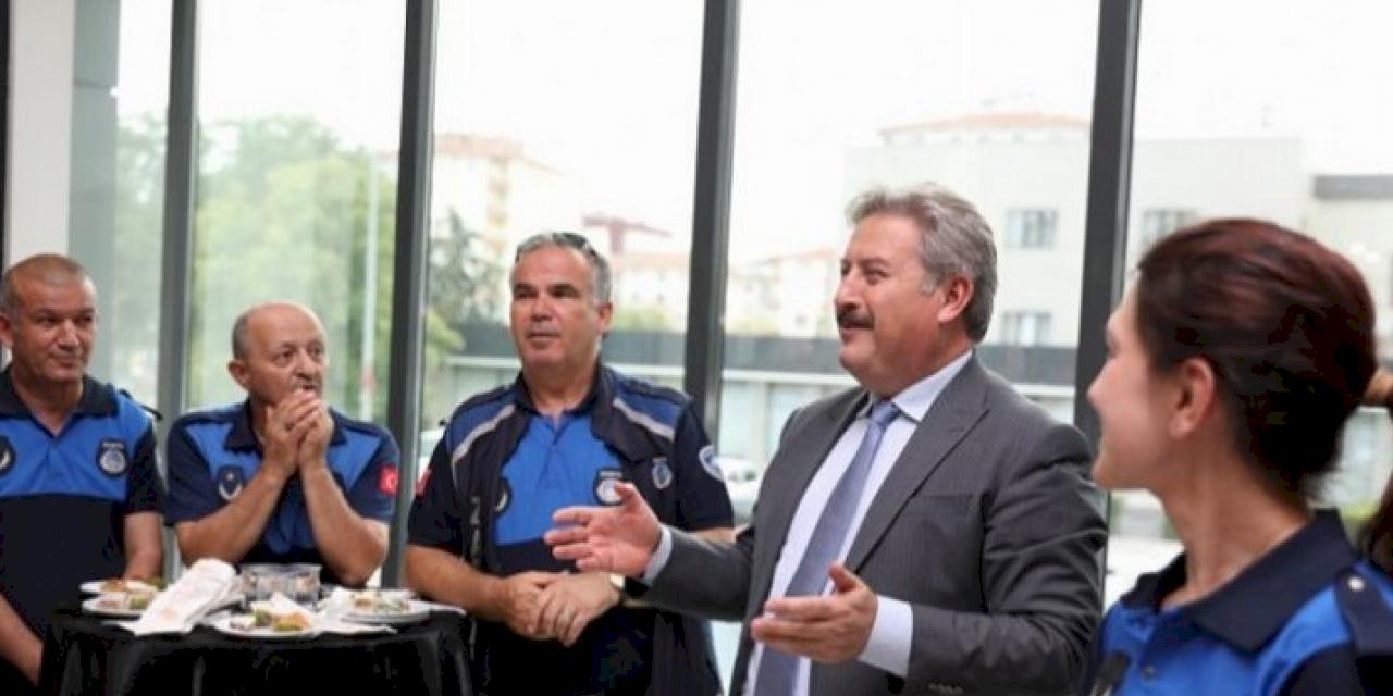 Mustafa Palancıoğlu Melikgazi zabıtasıyla buluştu