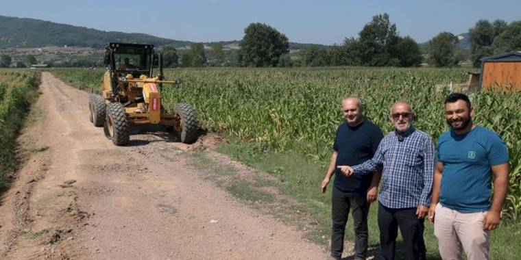 Kocaeli'de kırsalda arazilere ulaşmak daha kolay