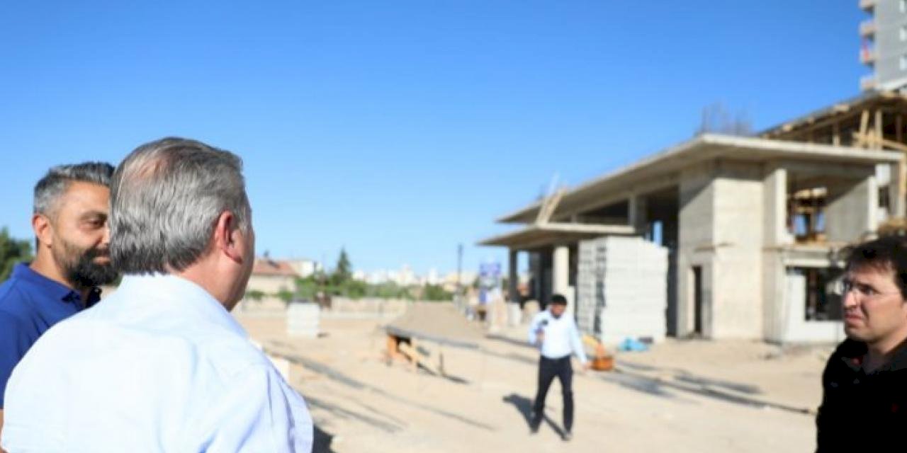 Adem Tanç Cami’nde çalışmalar sürüyor