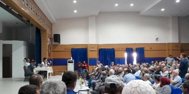 DSİ Pazaryeri'ndeki halka açık toplantıda basını dışarıya çıkardı!
