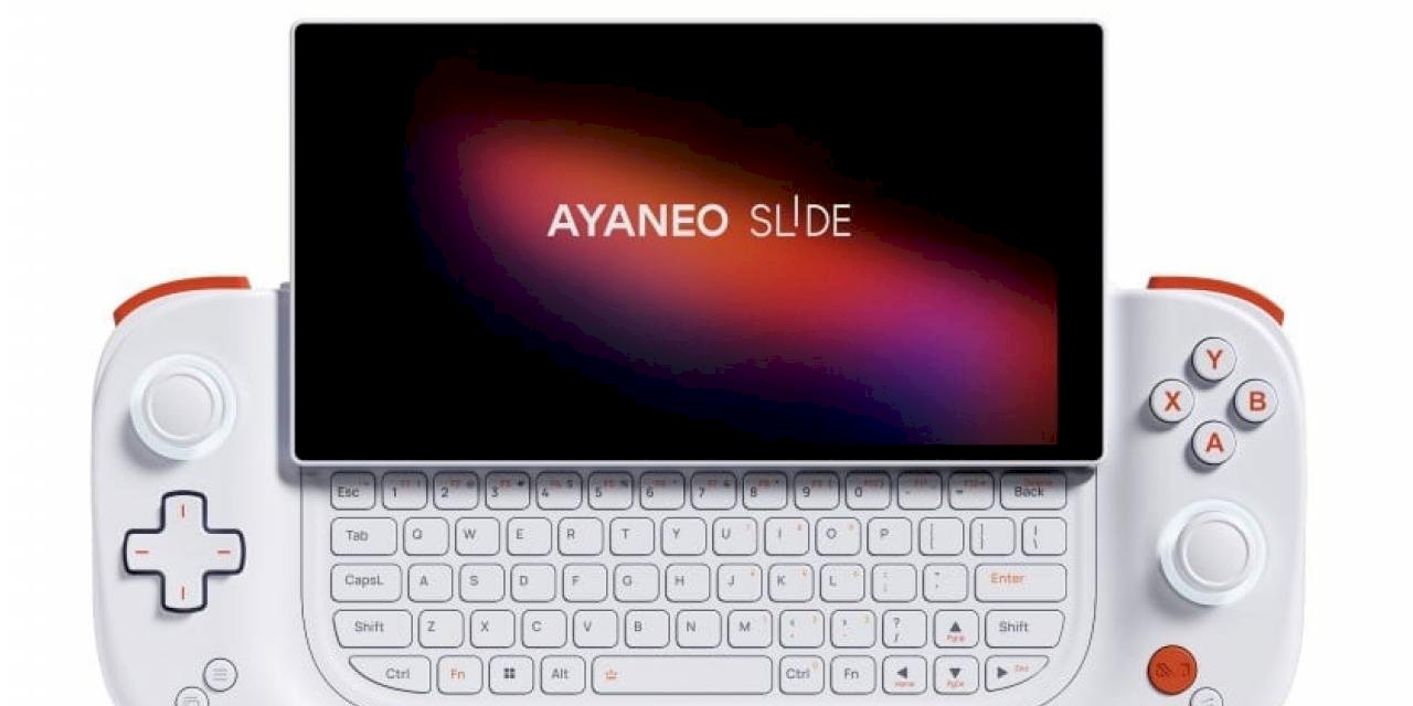 AMD Phoenix İşlemci ve RGB Klavyeli Taşınabilir Konsol Yakın: AYANEO Slide