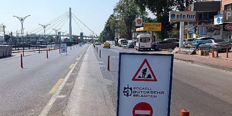 D-100 Kuzey yan yola orta refüj