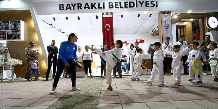 İzmir Fuarı'nda Bayraklı Belediyesi fark yarattı