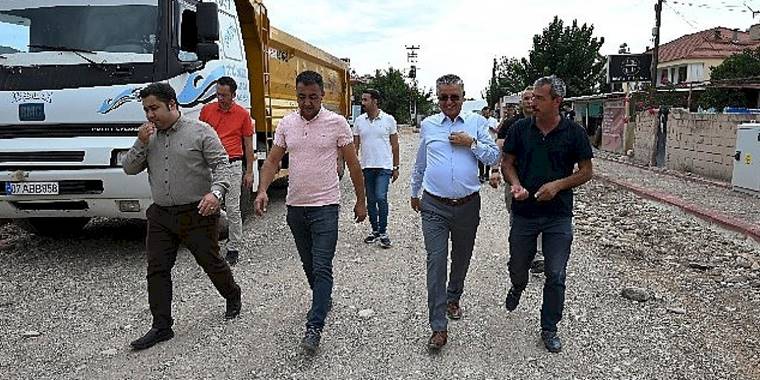 Başkan Topaloğlu, Kuzdere'de altyapı çalışmalarını inceledi