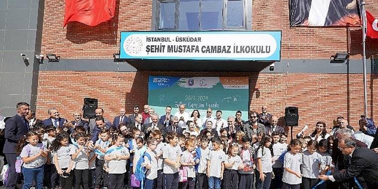 Üsküdar Yeni Öğretim Yılına Şehit Mustafa Cambaz İlkokulu açılışıyla başladı