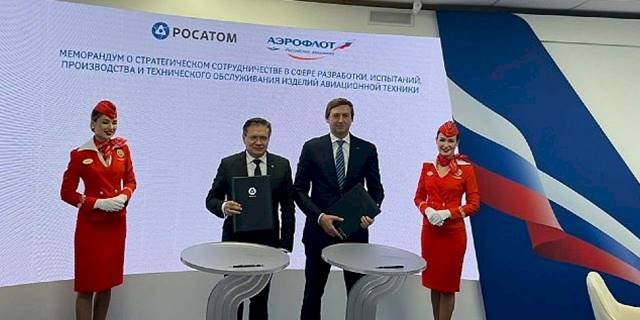 Rosatom ve Aeroflot, Havacılık Ekipmanlarının Üretimi ve Bakımı Konusunda İş Birliği Memorandumu İmzaladı