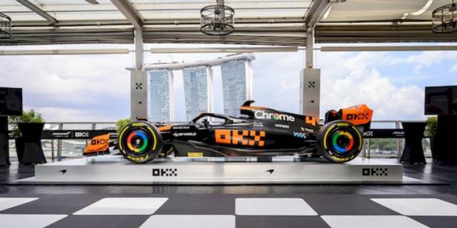 OKX, Singapur Grand Prix’si İçin McLaren MCL60 Yarış Otomobilini Stealth Mode’a Geçirdi