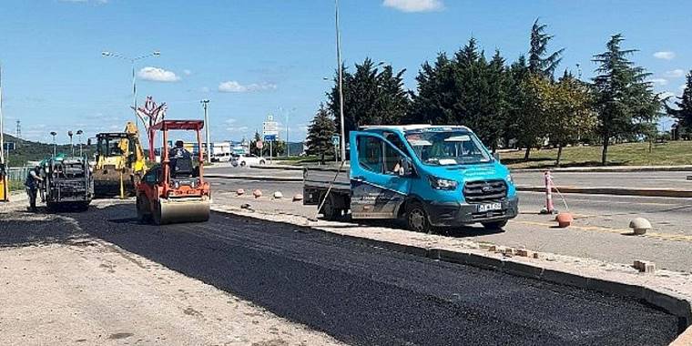 Şehir Hastanesine Durak Cebi Umuttepe Acil Girişine Asfalt