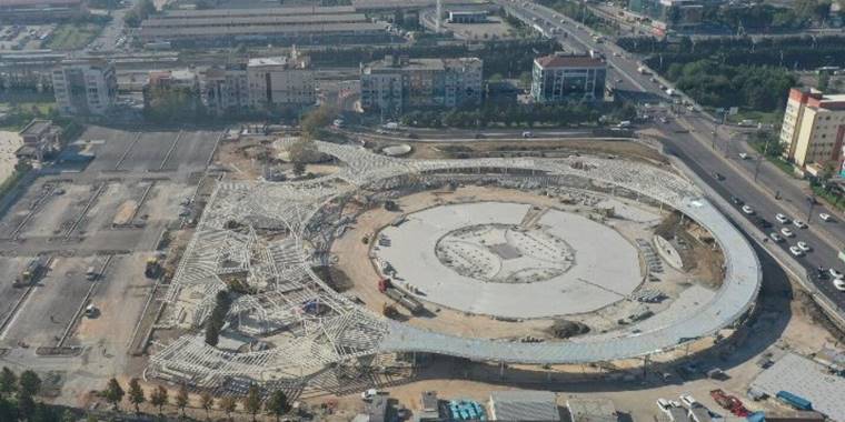 Kocaeli Milli İrade Meydanı'ndaki otoparkta sona yaklaşıldı