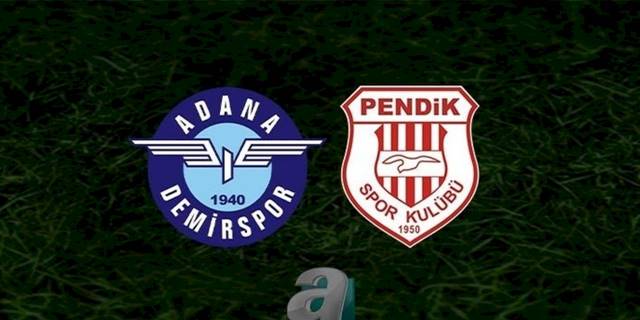 Adana Demirspor - Pendikspor CANLI İZLE (Adana Demirspor - Pendikspor maçı canlı anlatım)