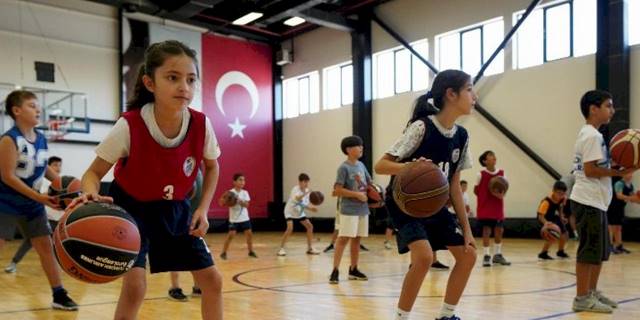 Beylikdüzü'nde pota için altyapı seçmeleri yapıldı