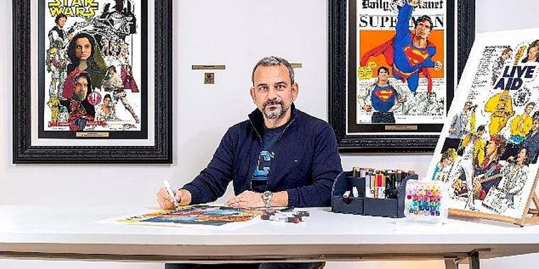 Back To The 80's Pop Art Resim Sergisi