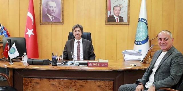 Başkan Sertaslan'dan Rektör Yılmaz'a Ziyaret