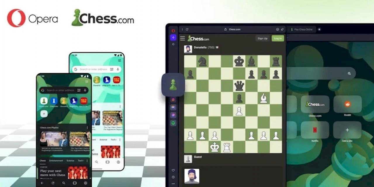 Opera İnternet Tarayıcısına Satranç Geldi