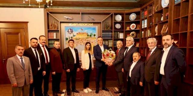 Nevşehir Ahilik Kutlaması Heyeti Mehmet Savran'la buluştu