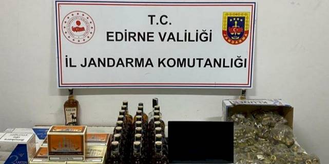Edirne'de kaçakçılık operasyonu