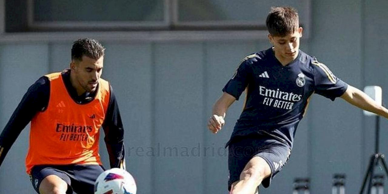 Arda Güler 2 ay sonra Real Madrid'de takımla birlikte antrenmana çıktı