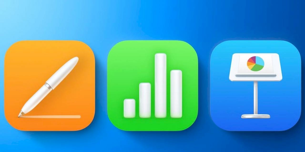 Pages, Keynote ve Numbers, iOS 17 ve macOS Sonoma İçin Güncellendi