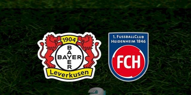 Bayer Leverkusen - Heidenheim maçı ne zaman, saat kaçta ve hangi kanalda? | Almanya Bundesliga