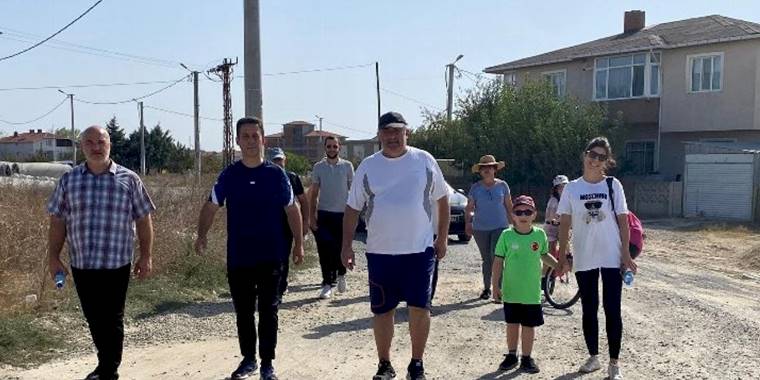 Saray Belediyesi’nden 'Arabasız' farkındalık